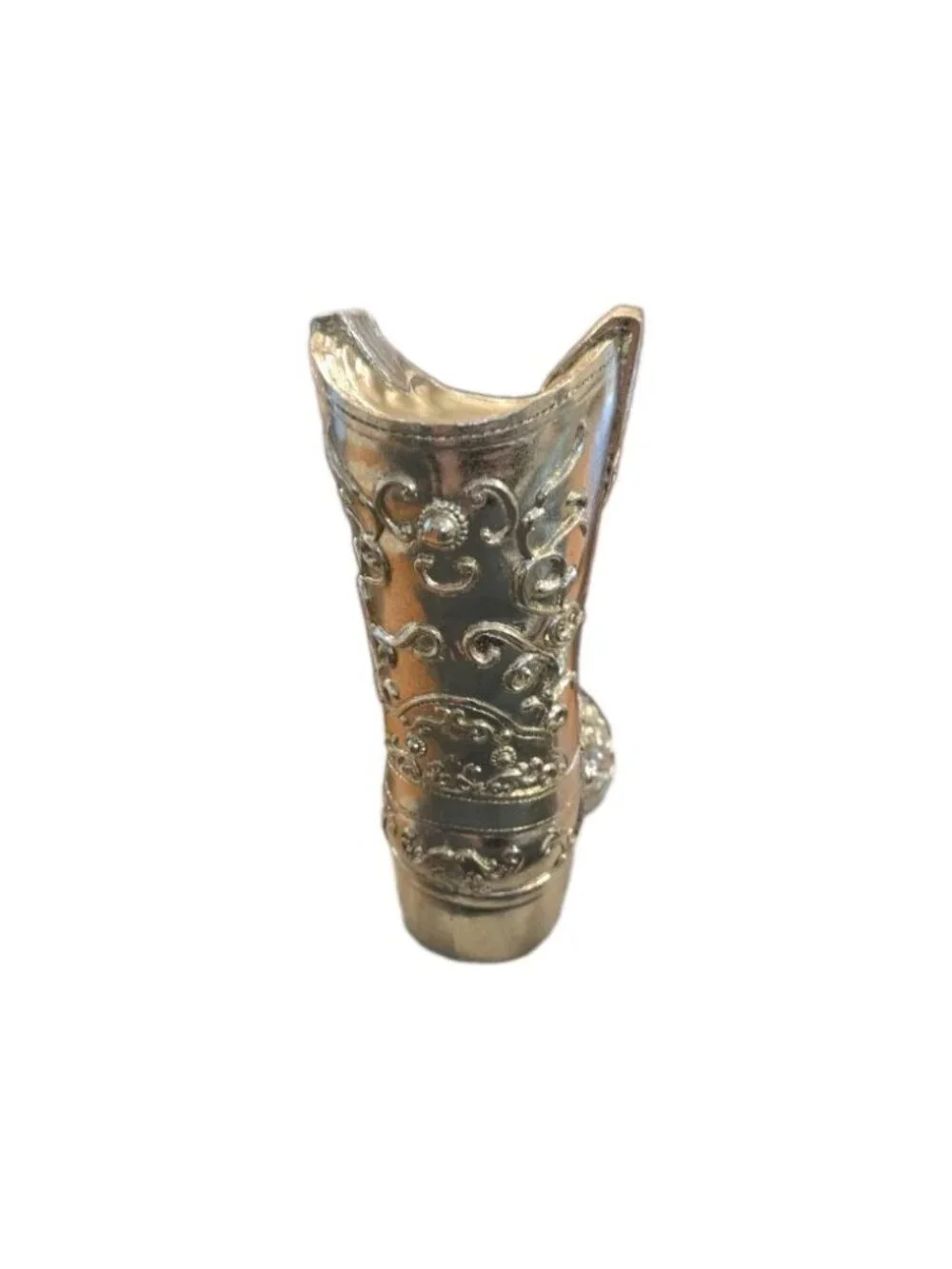 New Large Metallic Gold Western Cowboy Cowgirl Rustic Country Figurine Statue